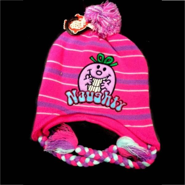 Dora Barbie or Mr Men Little Miss Girls Beanies Kids Character Double Knit Caps - Image 3