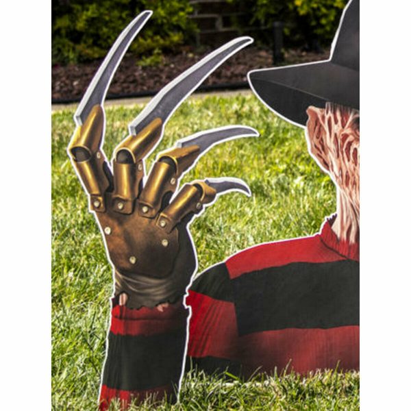 FREDDY KRUEGER Nightmare Elm Street Halloween Outdoor Decor Prop Ground Breaker - Image 3