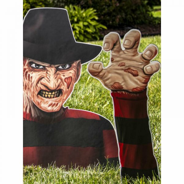 FREDDY KRUEGER Nightmare Elm Street Halloween Outdoor Decor Prop Ground Breaker - Image 4