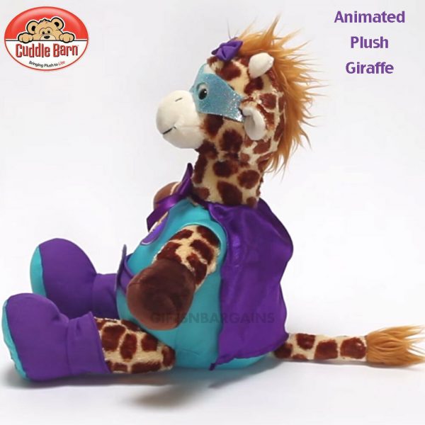 Gigi The Great Animated Giraffe Plush Talking Light-up Toy Kids Gift Cuddlebarn - Image 4