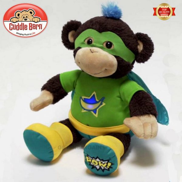 Max the Wonder Chimp Plush Light up Talking Monkey Toy Child Boy SuperHero Gift - Image 3