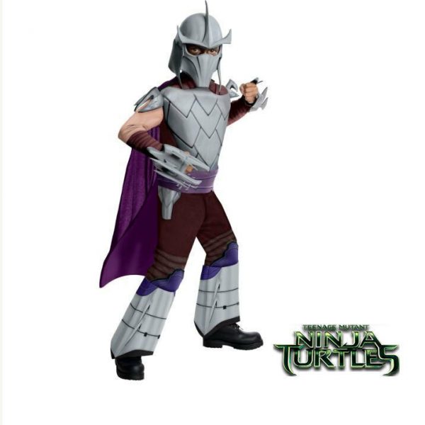 Shredder Teenage Mutant Ninja Turtle Costume TMNT Deluxe Muscle Kids Boys M/L - Image 4