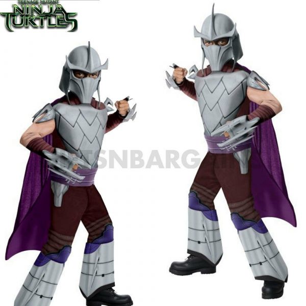 Shredder Teenage Mutant Ninja Turtle Costume TMNT Deluxe Muscle Kids Boys M/L