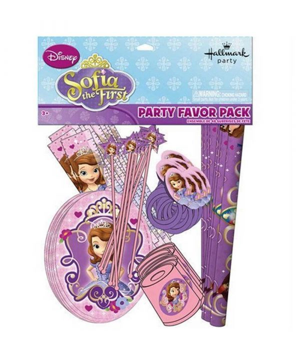 Sofia The First Birthday Party Supplies Favour Pack w/ Loot Bags Disney Princess - Image 6