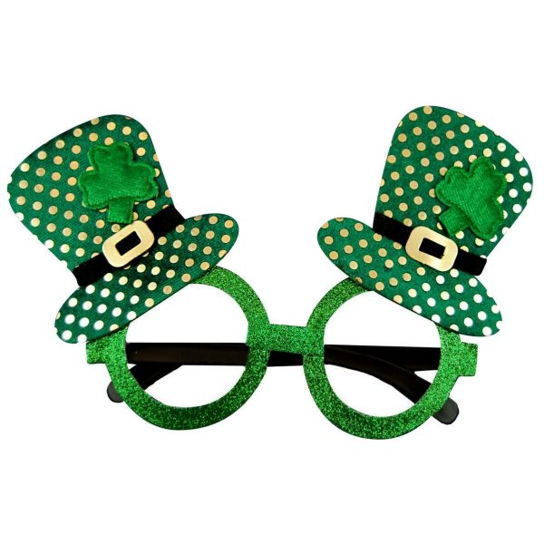 St Patrick Day Green SunstacheHat Glasses Shamrock Irish Party Patty Pats Paddy - Image 5