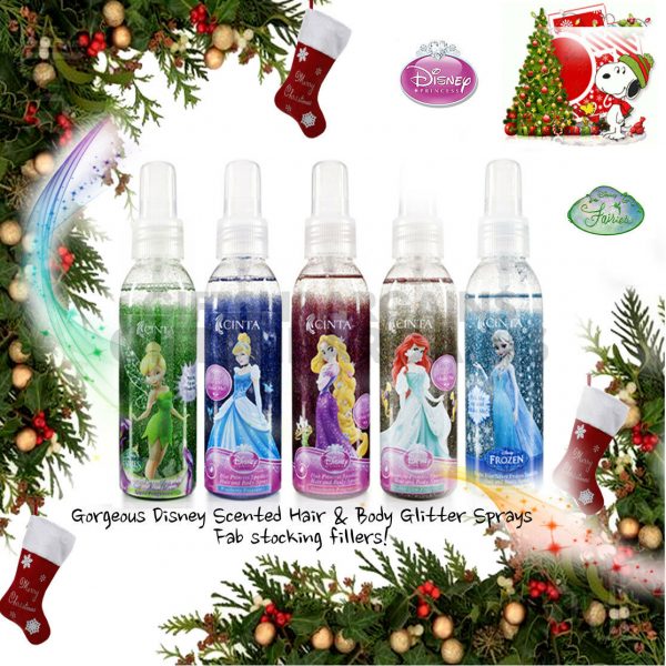 TINKERBELL SCENTED APPLE HAIR BODY SPRAY 120ML GREEN GLITTER GIRLS FAIRIES GIFT - Image 3