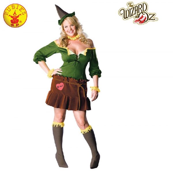 The Wizard of OZ Scarecrow Adult Plus Size Womens Costume Book Week Fancy Dres