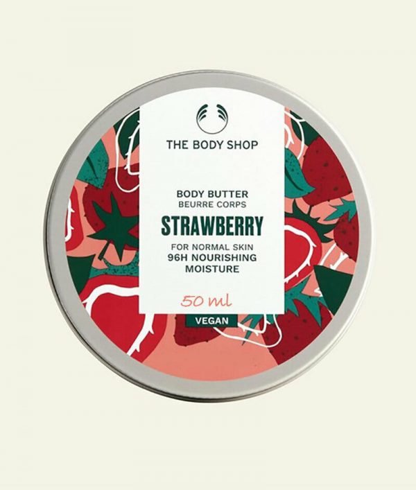 BODY SHOP JUICY STRAWBERRY GIFT BAG BODY BUTTER SHOWER GELHAND CREAM VALENTINE - Image 3