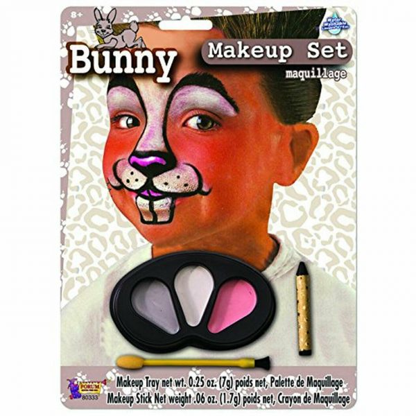 Bunny Make-up Kit Rabbit Animal Face Paint Kid Costume Bookweek Easter Accessory