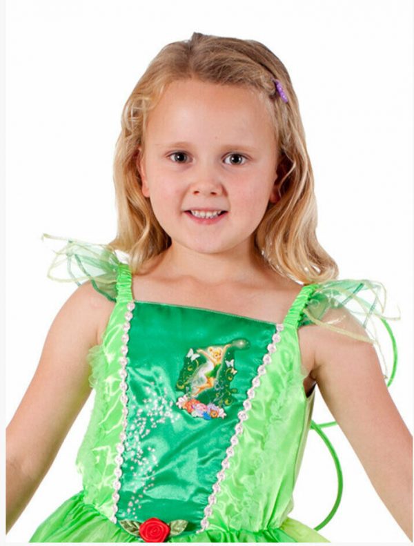 Disney Fairies Costume Girls Tinkerbell Classic Playtime Dress Wings Kids 4-6 - Image 4