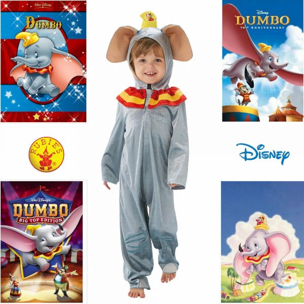 Dumbo Elephant Costume Disney Toddler Animal Plush Jumpsuit Book Week Licensed