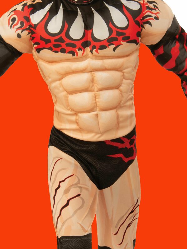 Finn Balor Wrestler WWE Champion Muscle Boy Kid HalloweenDemonic Costume Fergal - Image 5