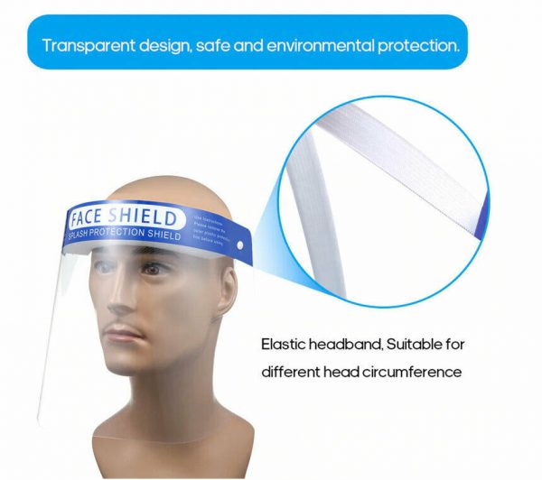 Full Face Shield Mask Clear Protective Shields Visor Safety Cover AUSTRALIAN - Image 8