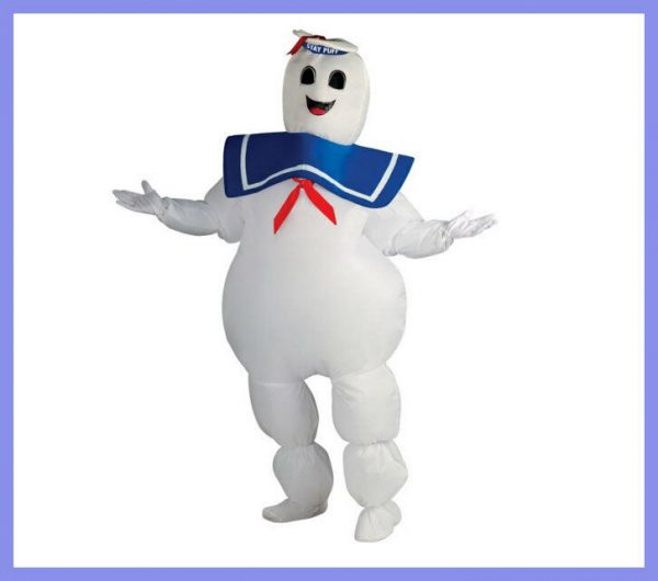 Ghostbusters Inflatable Stay Puft Marshmallow Man Ghost Sailor Adult Costume - Image 3