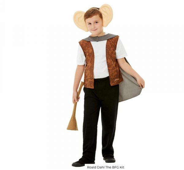 Kids The BFG Costume Roald Dahl Friendly Giant World Child Boys Book Week Kit