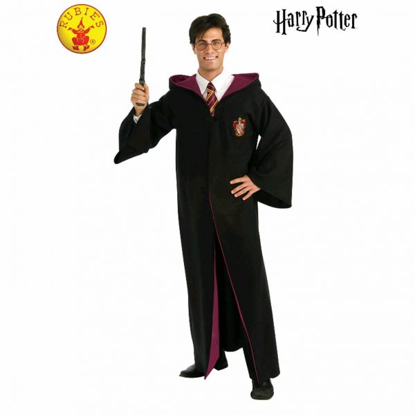 LICENSED MENS HARRY POTTER DELUXE ROBE S: STD