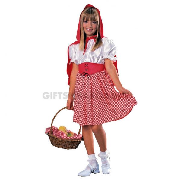 Little Red Riding Hood Costume Book Week Fancy Dress Girls Kids Party Med /Large - Image 5