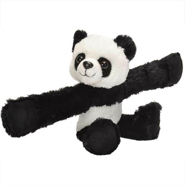 PLUSH SOFT TOY Wild Republic Huggers Panda Cuddlekins 20cm Animal Slap Bracelet - Image 3