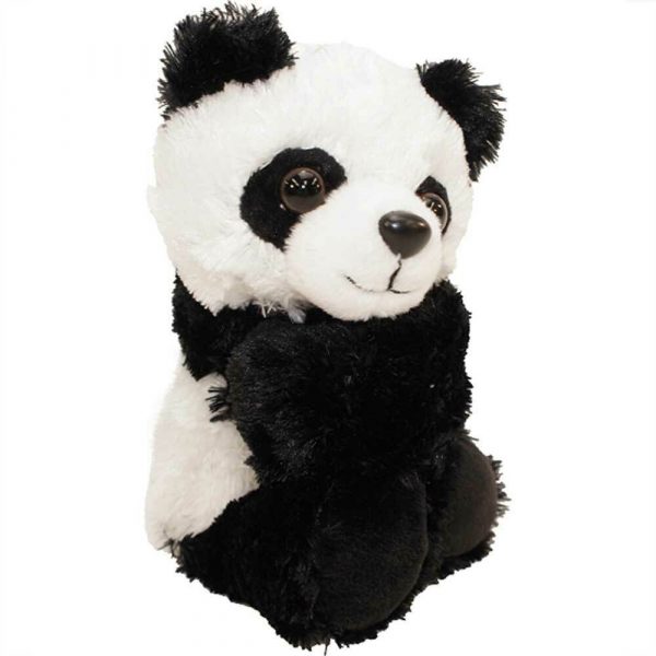 PLUSH SOFT TOY Wild Republic Huggers Panda Cuddlekins 20cm Animal Slap Bracelet - Image 4