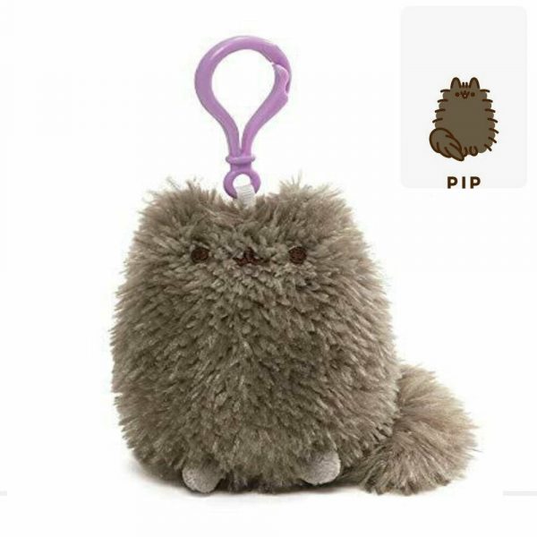 Pusheen 3-D Key Ring Pip Backpack Clip Plush 12.7 cm Gund Stocking Filler Xmas