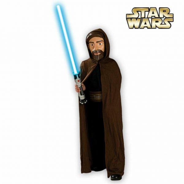 Star Wars Obi Wan Kenobi Costume Accessory Kit Boy Child Light Sabre Mask Cloak - Image 3