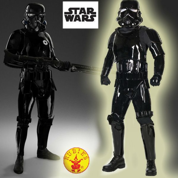 Star Wars Shadow Trooper Men Costume Supreme Collector Ed Std XL Halloween Adult