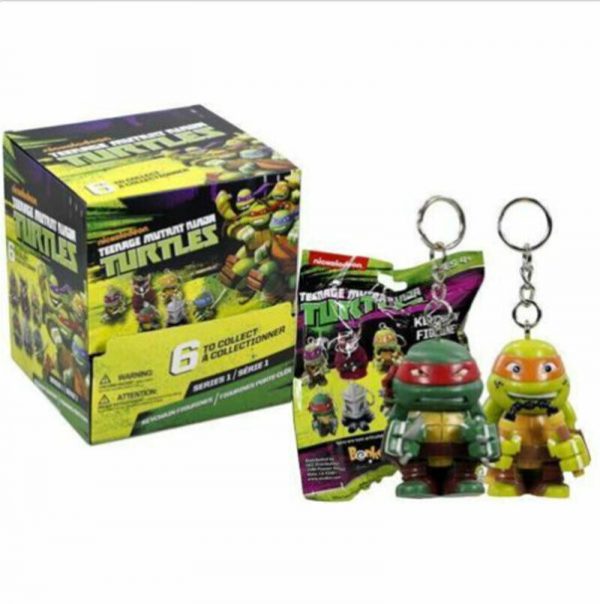 TMNT Teenage Mutant Ninja Turtle Keychain Figure Bag Backpack Clip Ring Boys 4+ - Image 11