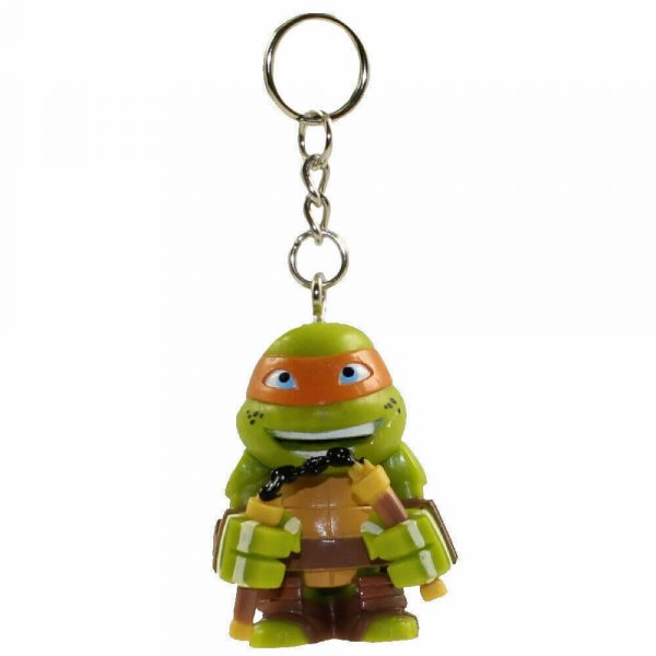 TMNT Teenage Mutant Ninja Turtle Keychain Figure Bag Backpack Clip Ring Boys 4+ - Image 8