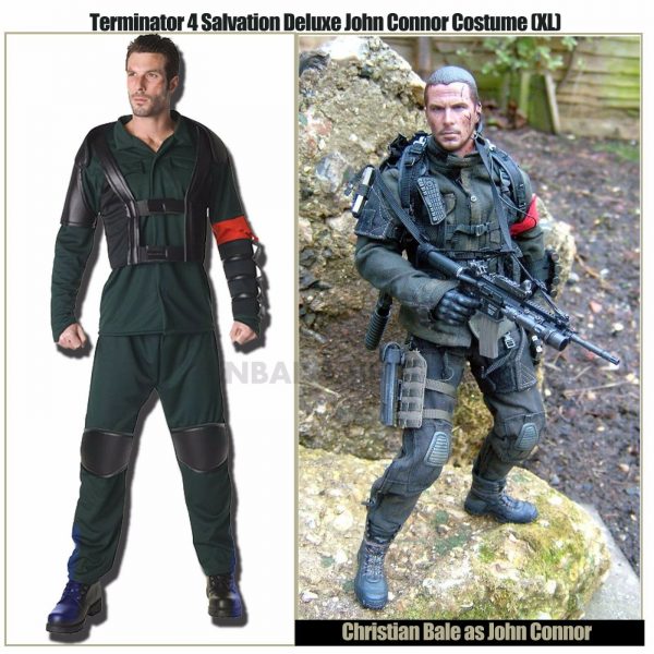 Terminator Salvation John Connor Mens Adult Deluxe Costume XL Android Assasin