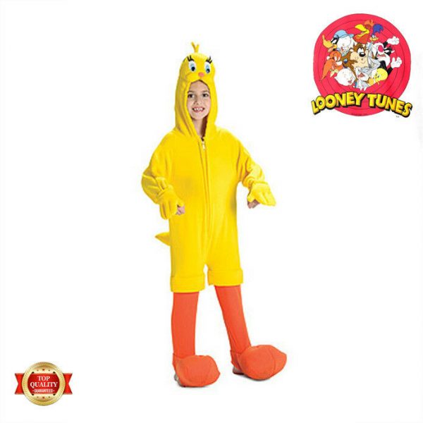 Tweety Bird Plush Child Toddler Costume Loony Tunes Licensed Yellow Jumpsuit