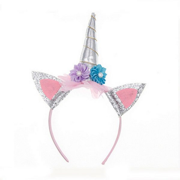 Unicorn Costume Accessory Headband Girls Baby Tiara Child Birthday Fancy Dress - Image 12