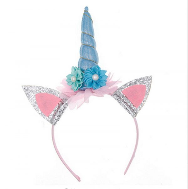 Unicorn Costume Accessory Headband Girls Baby Tiara Child Birthday Fancy Dress - Image 5