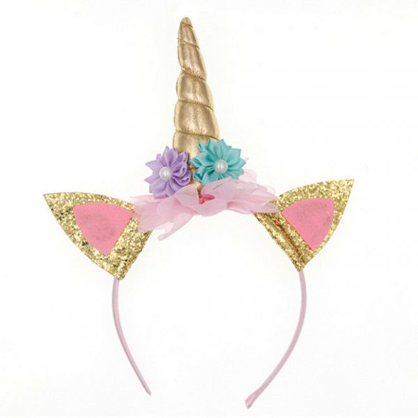 Unicorn Costume Accessory Headband Girls Baby Tiara Child Birthday Fancy Dress - Image 6