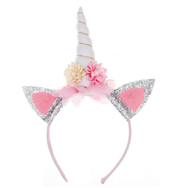 Unicorn Costume Accessory Headband Girls Baby Tiara Child Birthday Fancy Dress - Image 7