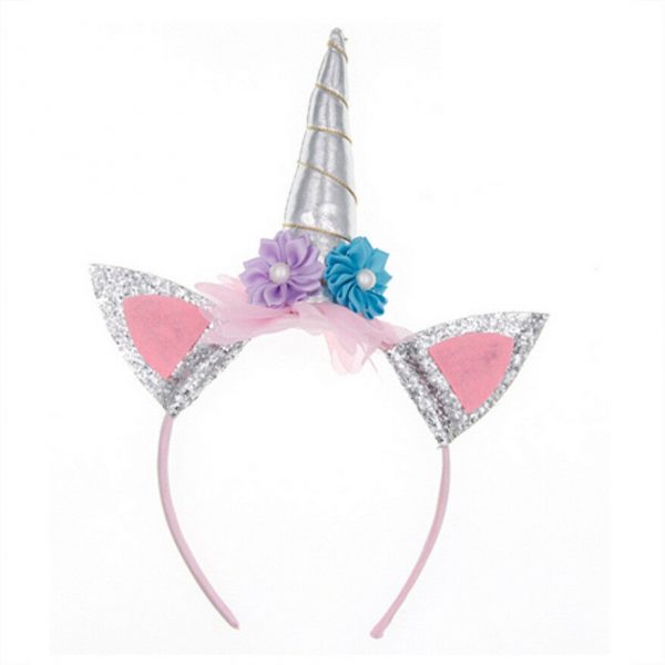 Unicorn Costume Accessory Headband Girls Baby Tiara Child Birthday Fancy Dress - Image 9