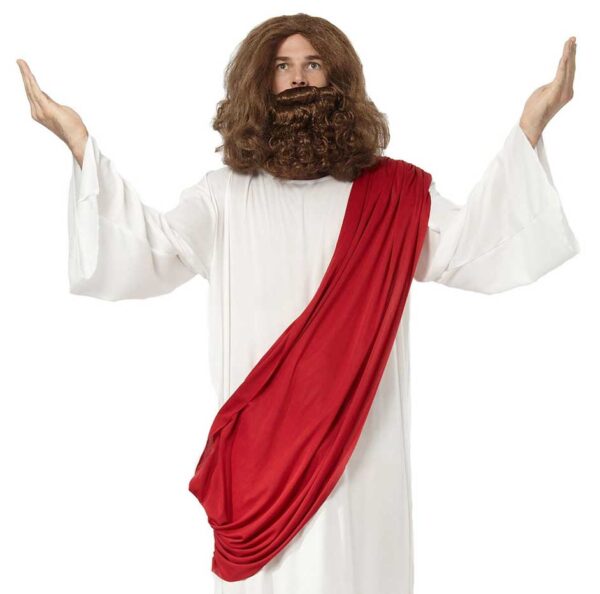 Jesus Christ Prophet Messiah Men's Biblical Costume Adult - Size: SMALL-MEDIUM - Image 3