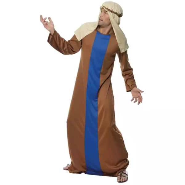 BIBLICAL COSTUME MEN'S JOSEPH SHEPHERD NATIVITY COSTUME - MEDIUM - Image 2