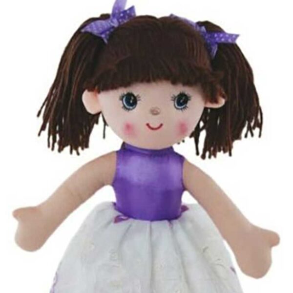 Miss Alexis Purple Ballerina Doll 35cm Elka Toy Embroidered Child Toddler Gift - Image 3