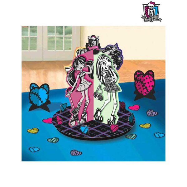 Monster High Licensed Party Supplies Table Decorating Centrepiece Kit With Confetti - Image 2