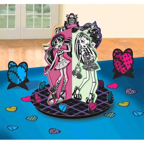 Monster High Licensed Party Supplies Table Decorating Centrepiece Kit With Confetti