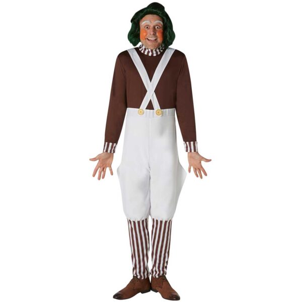 LICENSED OOMPA LOOMPA WILLY WONKA & THE CHOCOLATE FACTORY ADULT BOOK WEEK COSTUME - Image 3