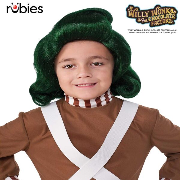 LICENSED OOMPA LOOMPA WIG /WILLY WONKA & THE CHOCOLATE FACTORY CHILD BOOK WEEK