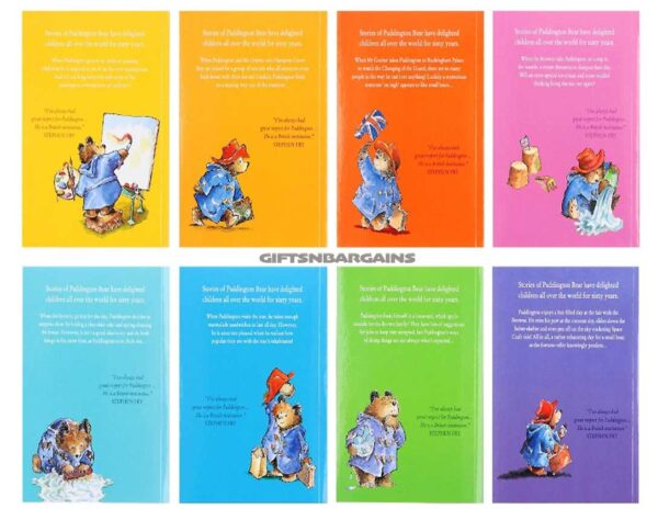 Paddington Bear Suitcase Adventures 8 Books Library Gift Set With Bonus Paddington Plush Toy - Image 5