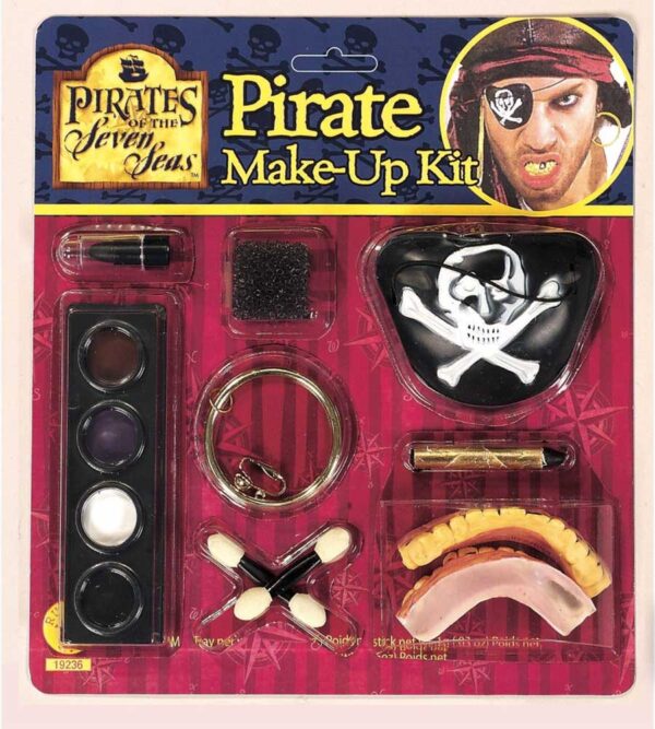 Pirate of the Seven Seas Adult Make Up Costume Kit