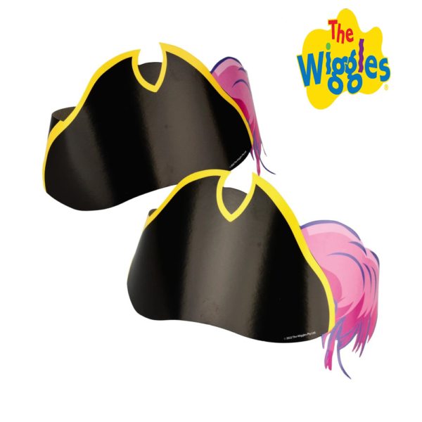 The Wiggles Party Supplies 8 Character Paper Hats -  Birthday Party Favours