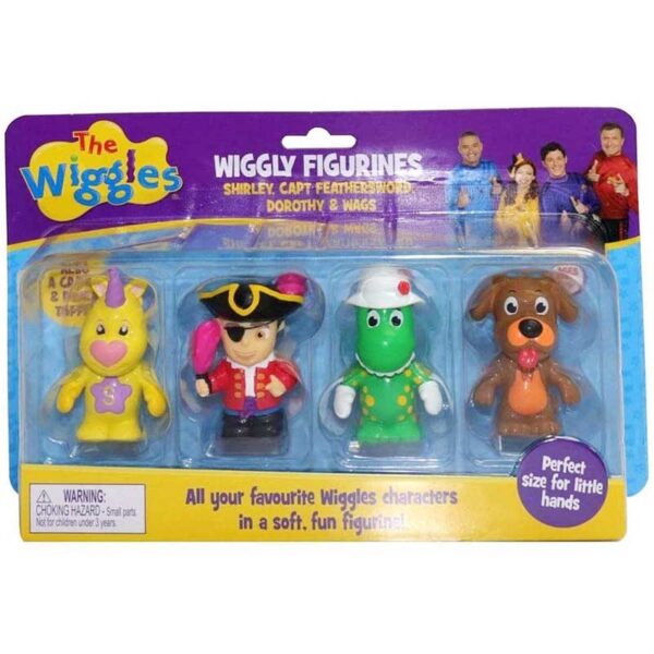 The Wiggles Wiggly Figurines Side Characters 4-Pack Toys