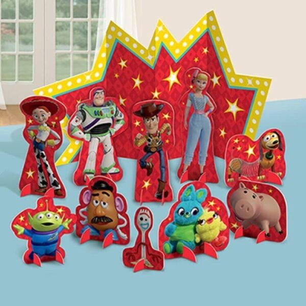 Toy Story Table Decorating Kit 10pk Kids Birthday Centrepieces Party Decorations - Image 2