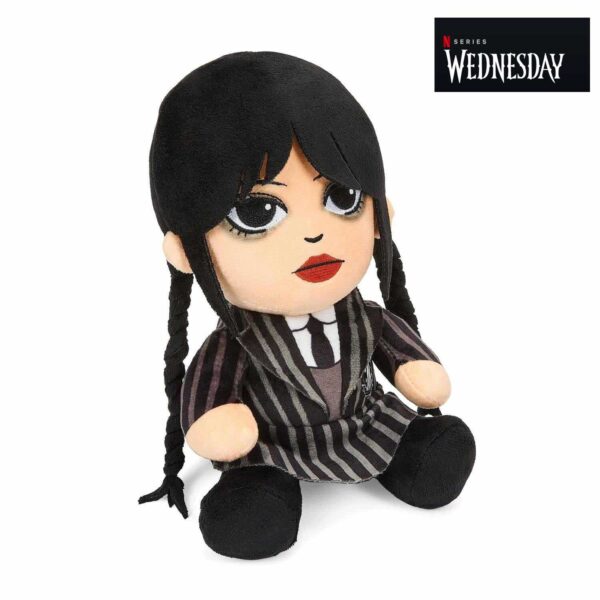 WEDNESDAY ADDAMS LICENSED KIDROBOT PLUSH PHUNNY DOLL 19 CMS - Image 4