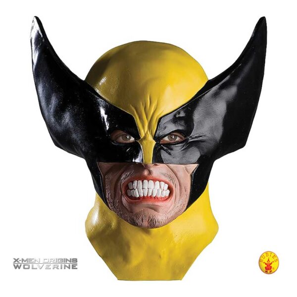 WOLVERINE X-MEN LATEX MASK - ADULT- LICENSED